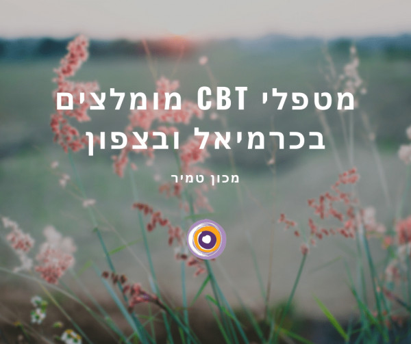 מטפלים קוגניטיביים התנהגותיים בכרמיאל ובצפון