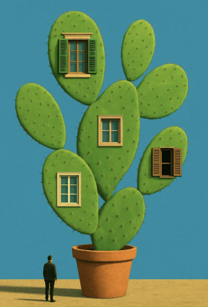 krsnam &middot; Surreal Cactus Architecture